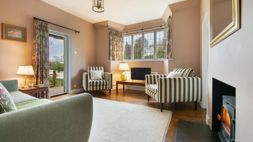 The sitting room at Cliveden Ferry Cottage, Berkshire